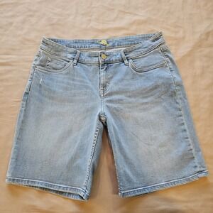 Tommy Bahama Bermuda Shorts Womens Denim Light Wash Jeans Stretch Size 31‎